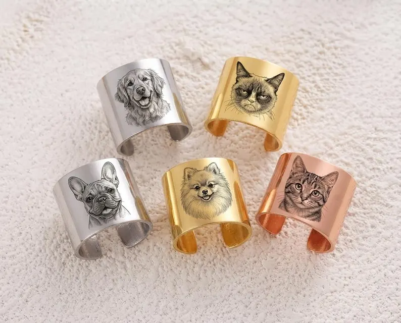 Custom Pet Photo Stethoscope ID Charm