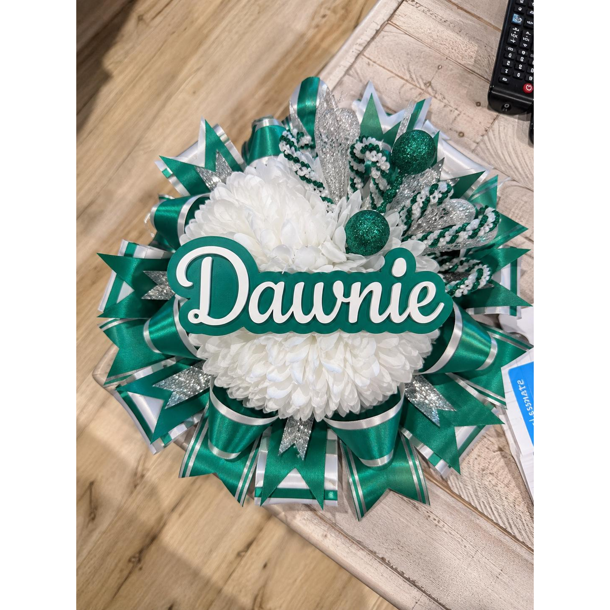 Personalized Homecoming Mum Name Sign