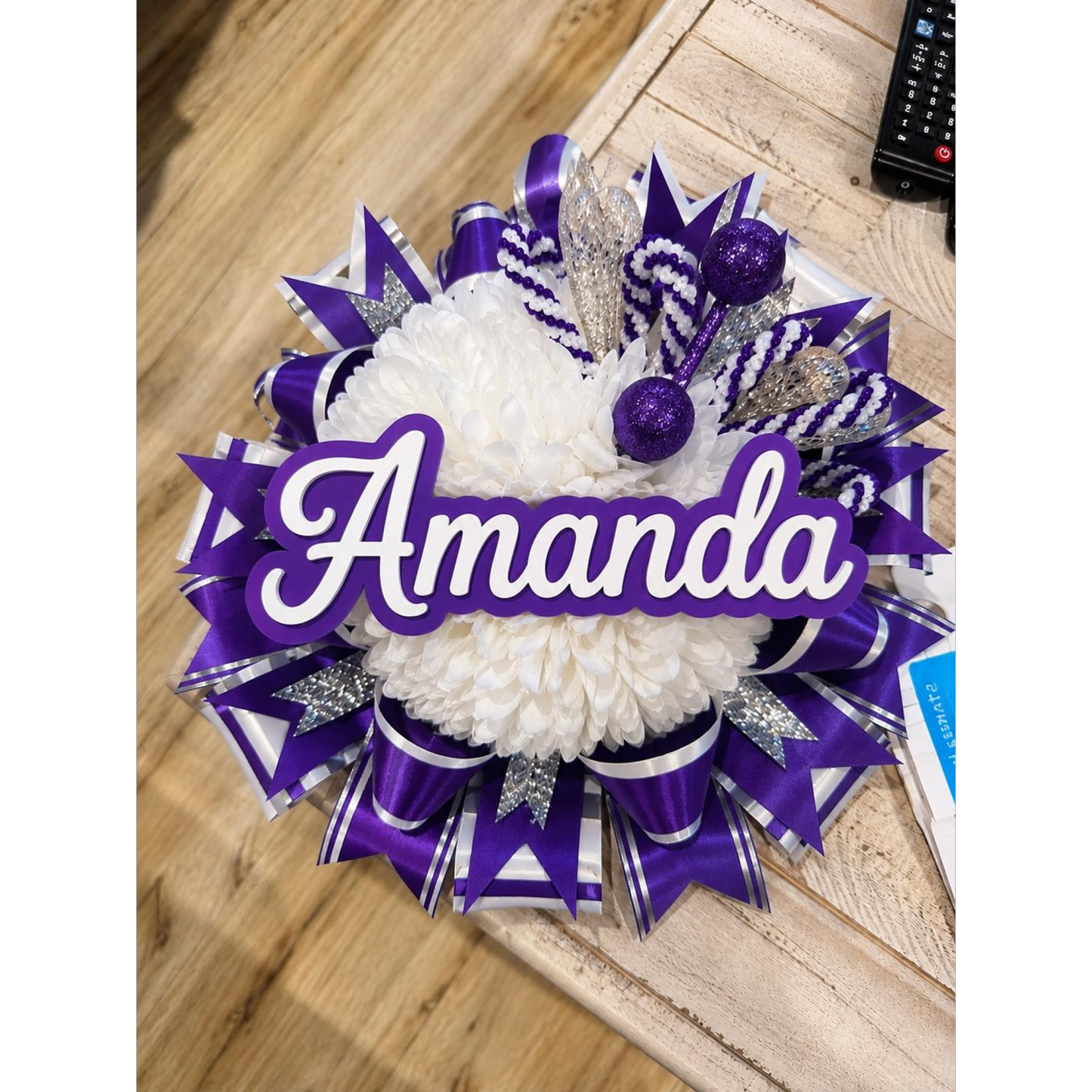 Personalized Homecoming Mum Name Sign
