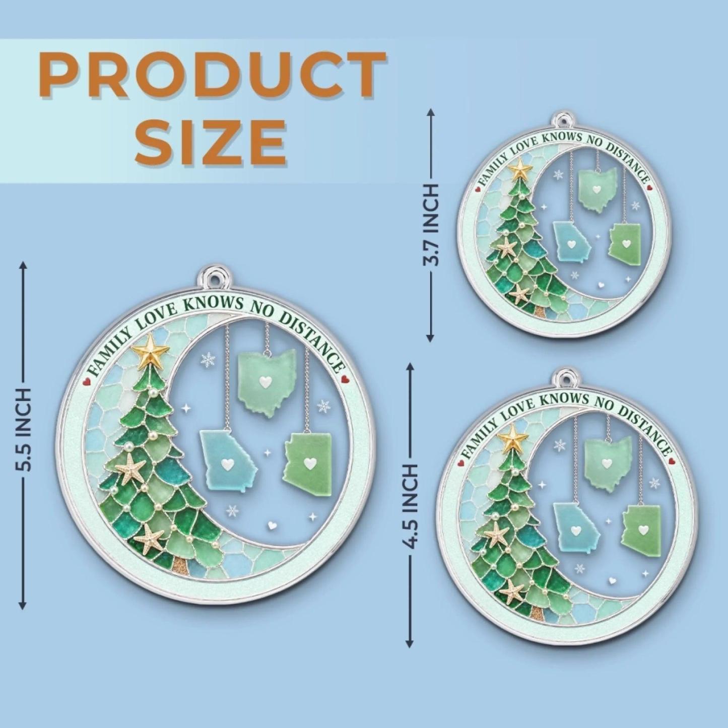 Personalized Family Christmas Tree Ornament