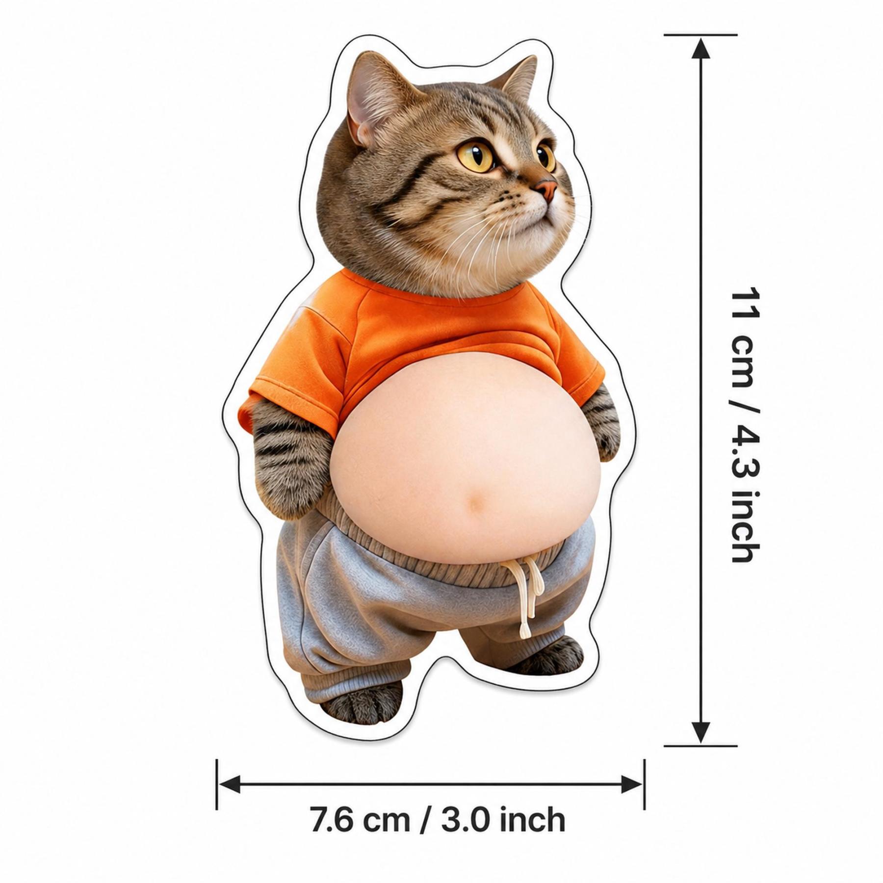 Personalized Cat & Dog Pet Portrait Acrylic Magnet, Squishy Fidget Push Pop Gift