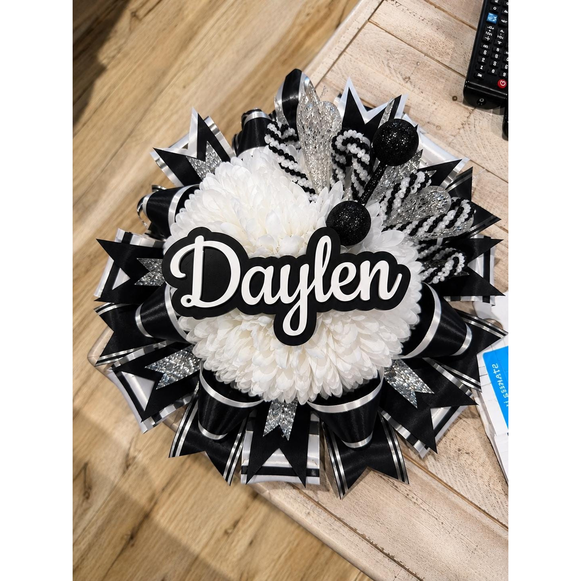 Personalized Homecoming Mum Name Sign