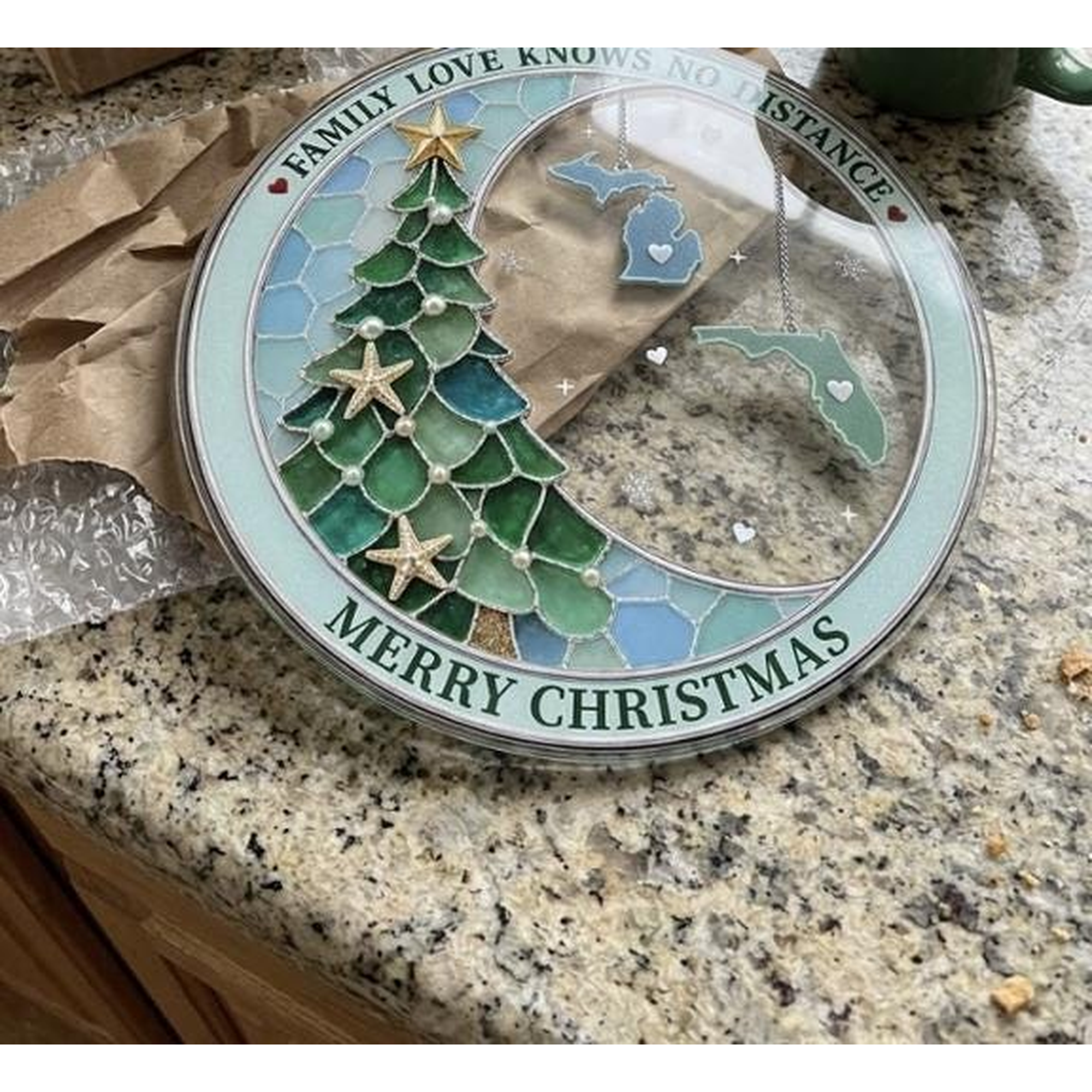 Personalized Family Christmas Tree Ornament
