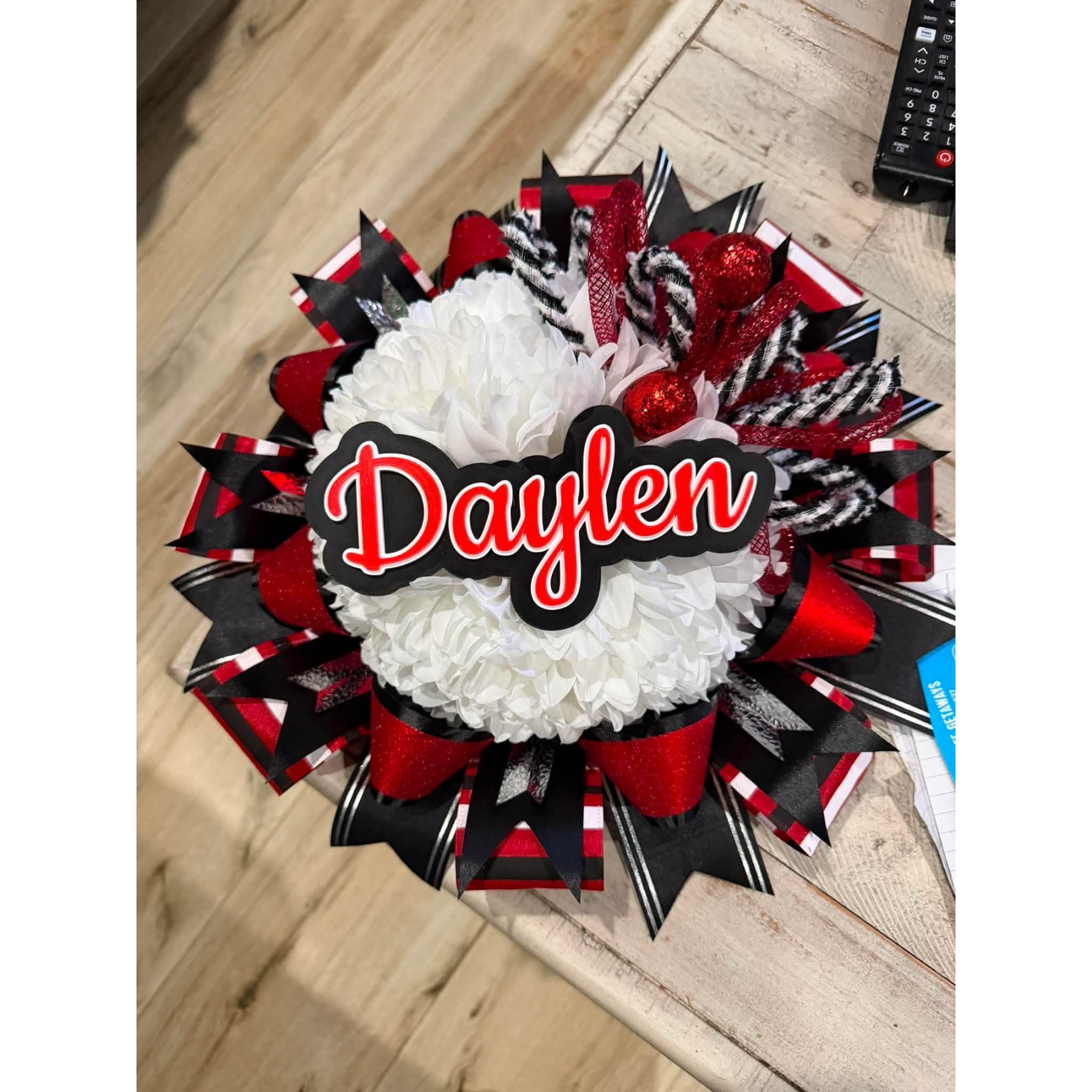 Personalized Homecoming Mum Name Sign