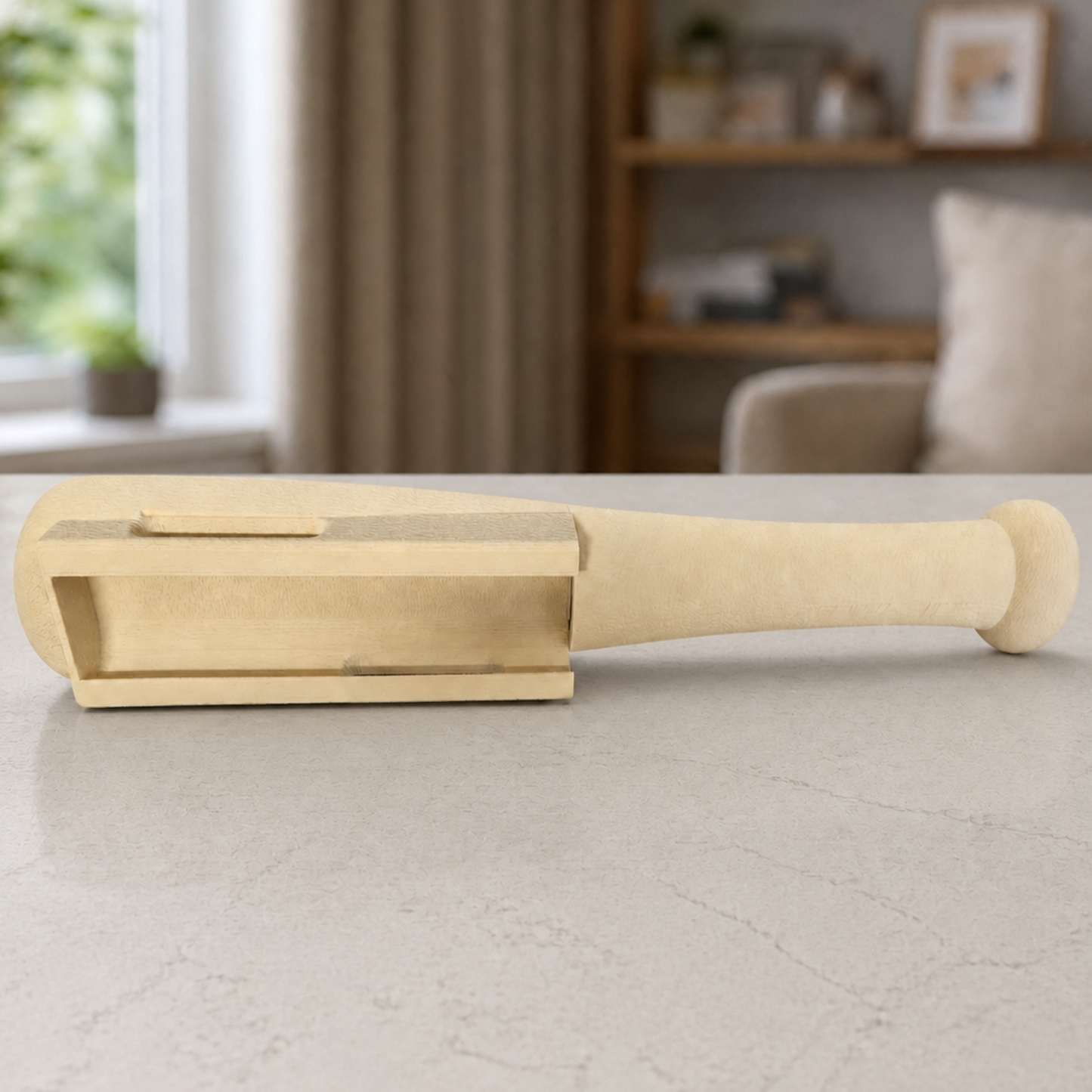 Blue and White Baseball Bat Fire TV Remote Holder for Short and Long Remotes Sports Fan Desk Gift
