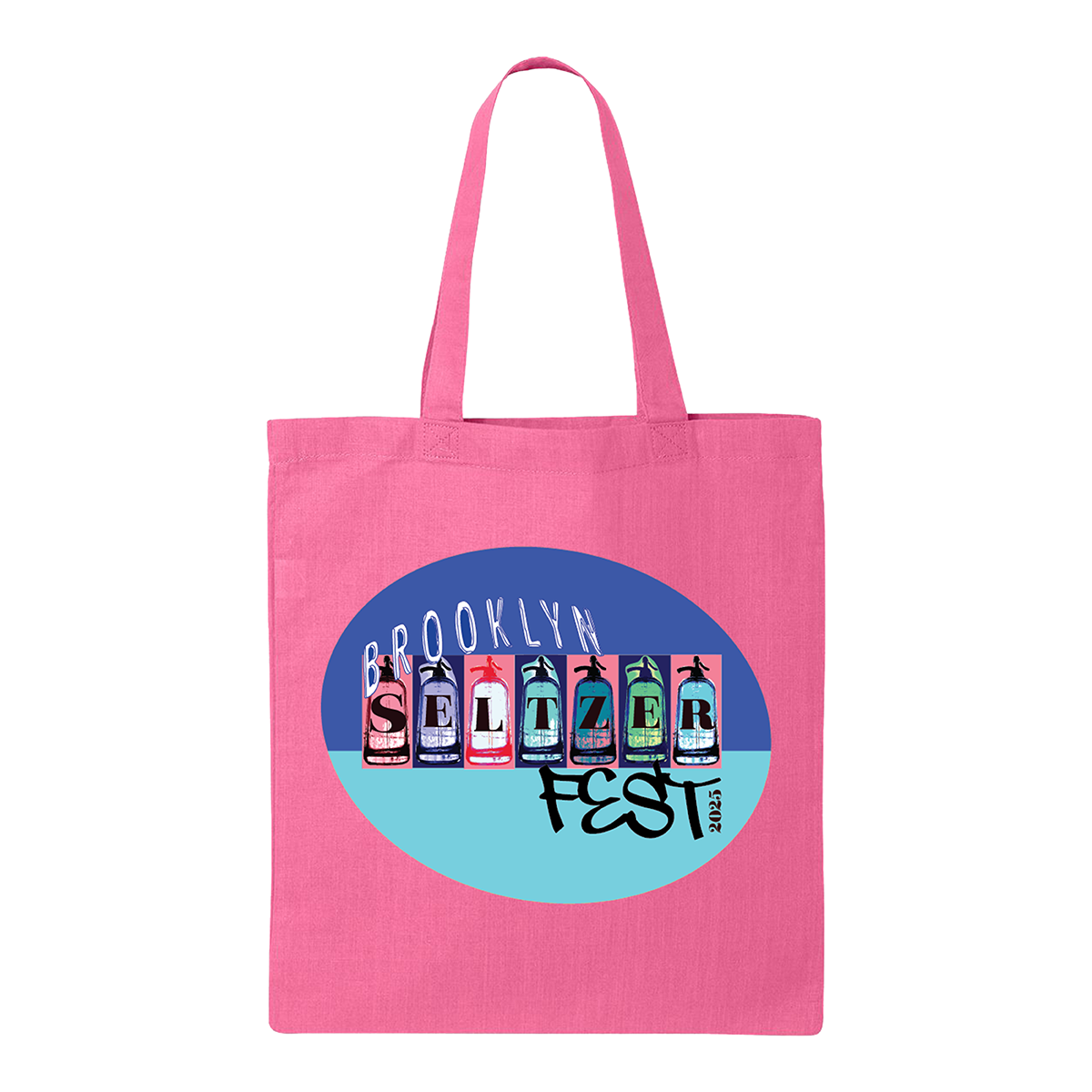 Tote Bag (bl- double-sided: Brooklyn Seltzer Fest 2025 & National