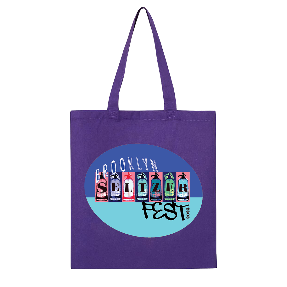 Tote Bag (bl- double-sided: Brooklyn Seltzer Fest 2025