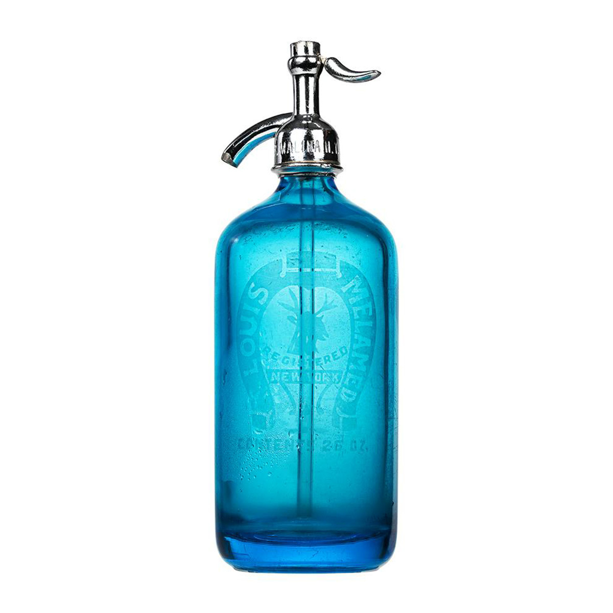Blue Seltzer Bottle (Display Only)