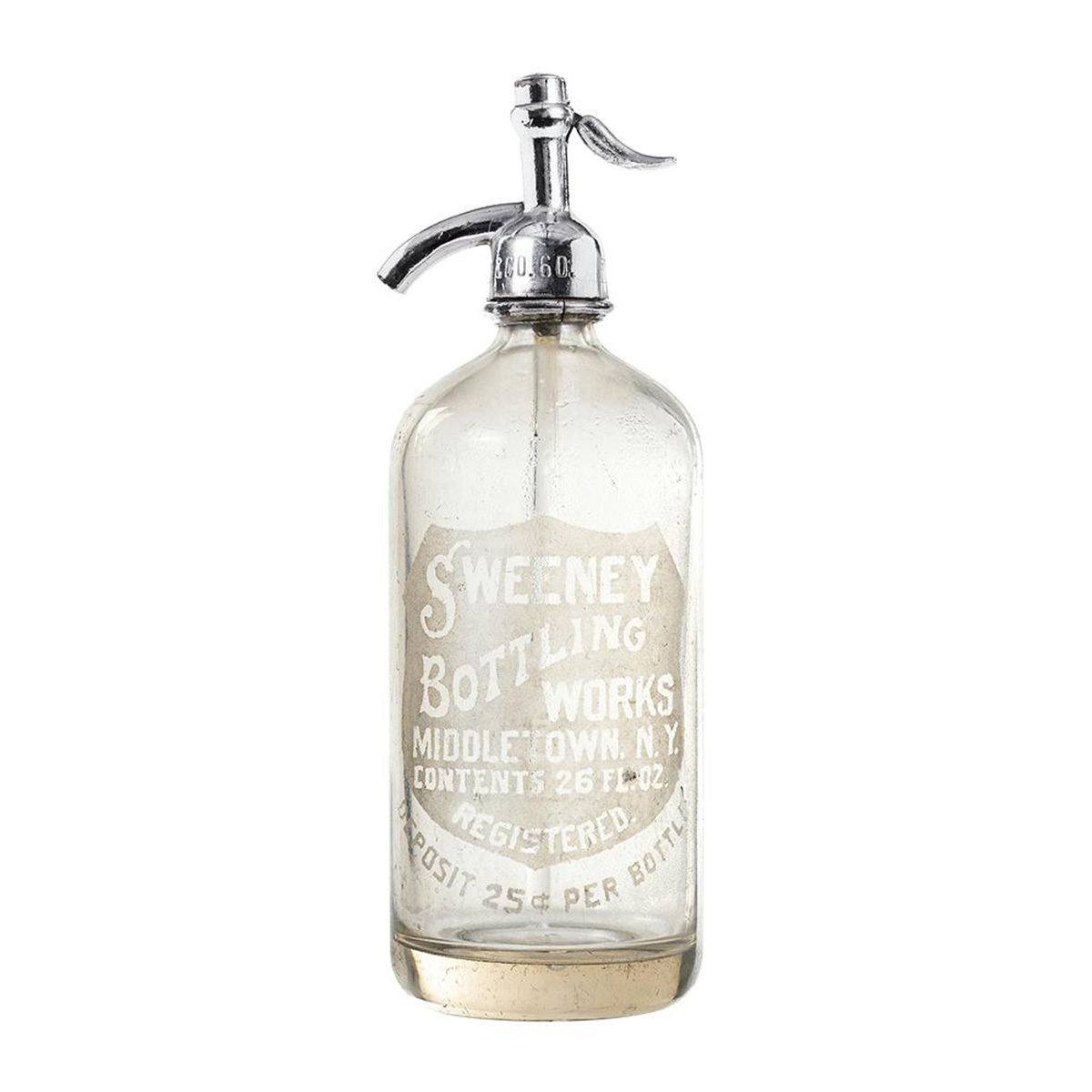 Clear Seltzer Bottle (Display Only)