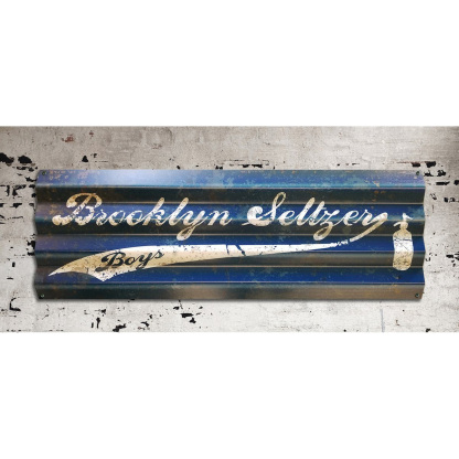 Retro Brooklyn Seltzer Boys Sign