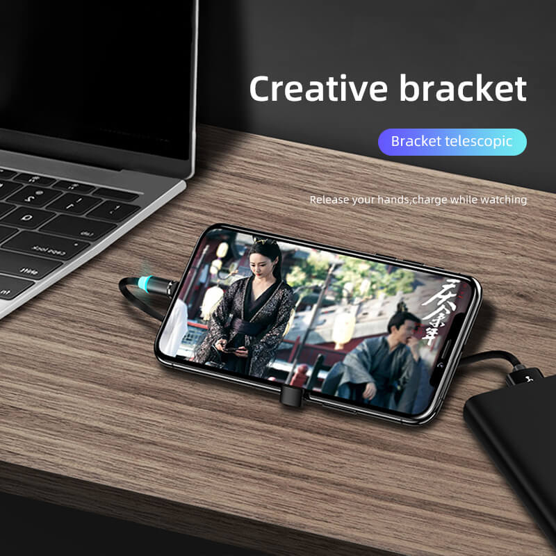 3 in 1 Short Magnetic USB Cable-SLOOSELYK
