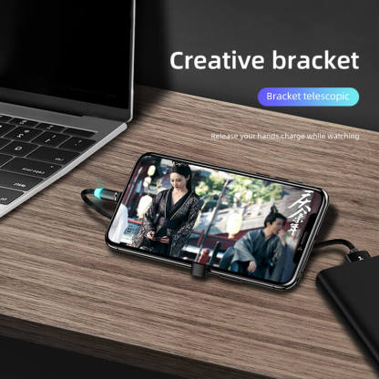 3 in 1 Short Magnetic USB Cable-SLOOSELYK