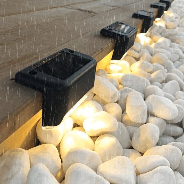 LED Solar Lamp Path Staircase Outdoor Waterproof Wall Light-SLOOSELYK