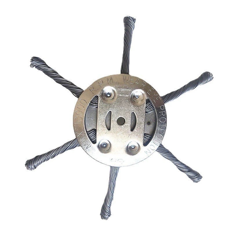 Universal Steel Wire Trimmer Head Replacement-Heavy-Duty Weed Brush Cutter