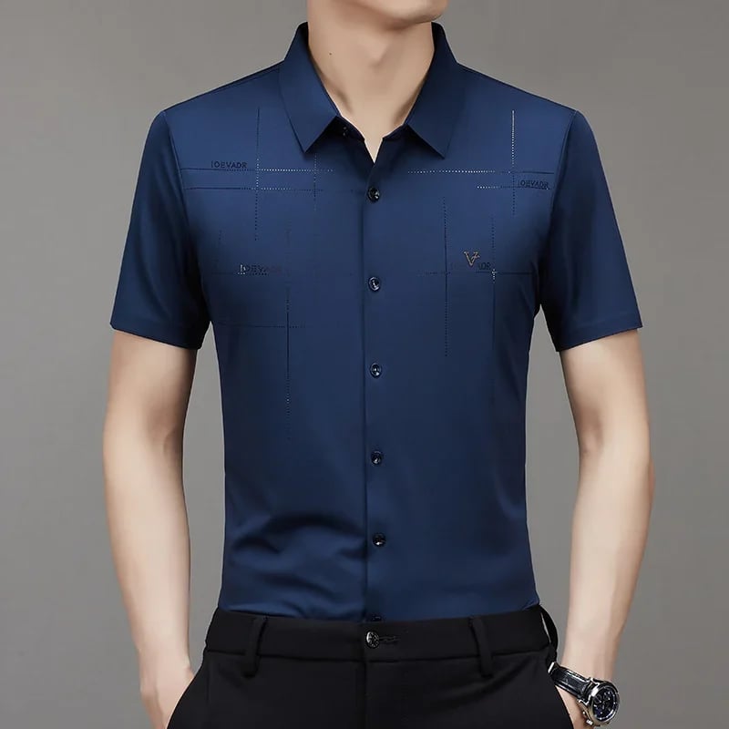 🔥LAST DAY 49% OFF - MEN'S ICE SILK BUSINESS SHIRT (BUY 2 FREE SHIPPING)-SLOOSELYK