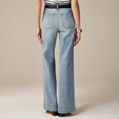 👖 Tummy Control Sailor Wide Leg Trouser