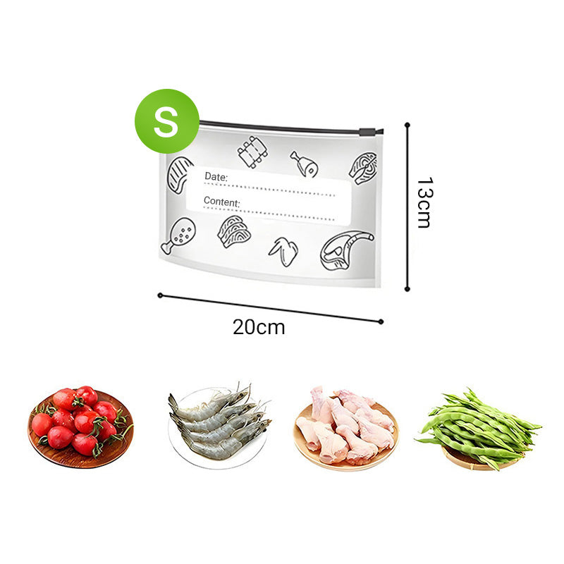 🍗Buy 2 Get 1 Free 🥦Reusable Aluminum Foil Sealable Storage Bags