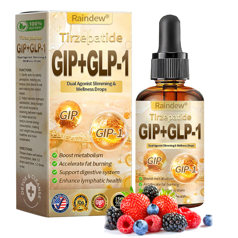 🔥Raindew® Tirzepatide GIP+GLP-1 Dual Agonist Slimming & Wellness Drops (Developed by The Obesity Society.)