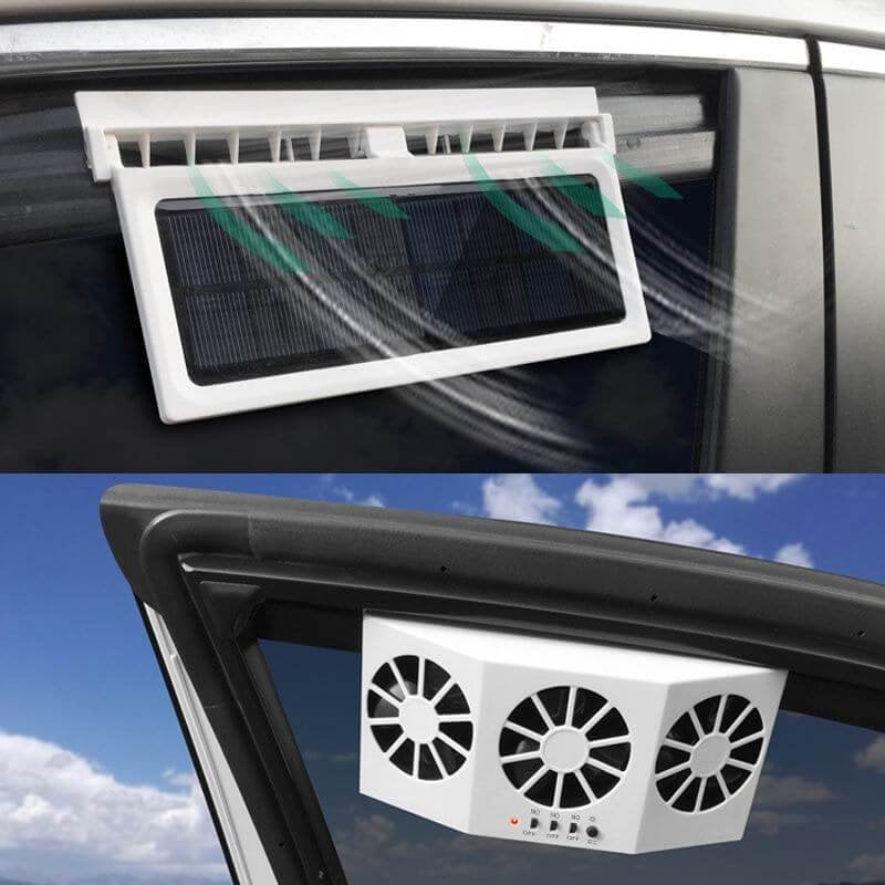 Solar Powered Car Radiator-ventilating fan-SLOOSELYK