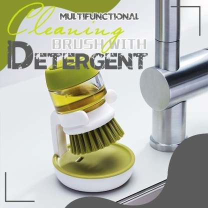 (Hot Sale- 48% OFF)Kitchen Soap Dispensing Palm Brush-SLOOSELYK