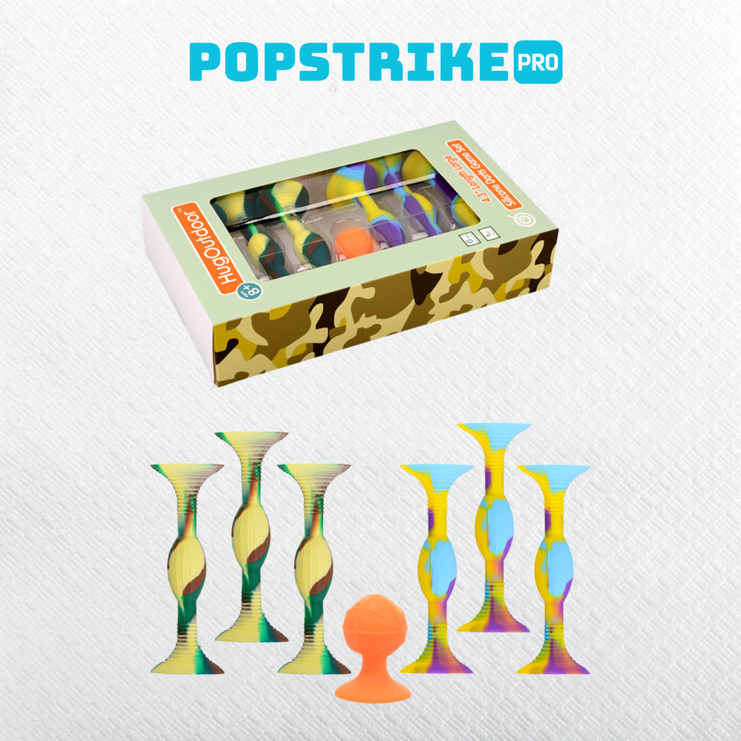 PopStrike Pro – Safe Suction Cup Throwing Game for Indoor & Outdoor Fu
