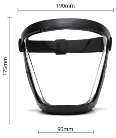 🔥🔥Full Face Protection Large Transparent Face Shield