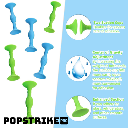 PopStrike Pro – Safe Suction Cup Throwing Game for Indoor & Outdoor Fun