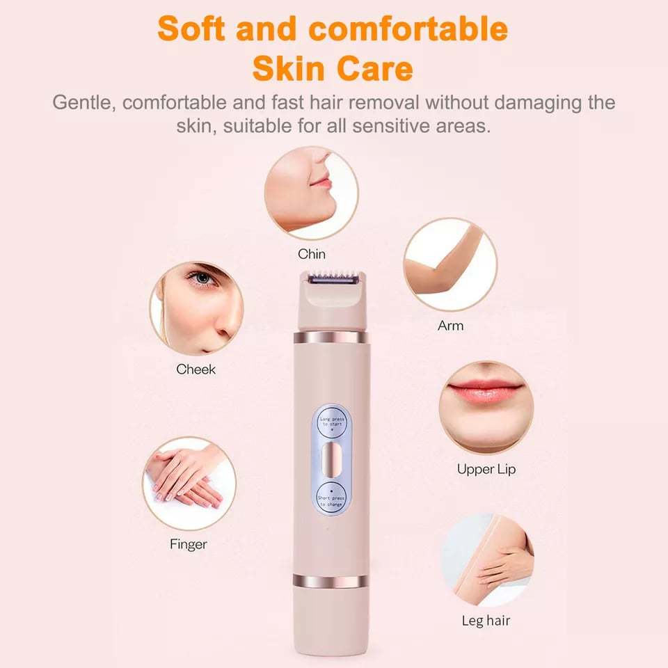🏆Only £12.99 Last Day Promotion!🎁Comfort 2 in 1 Electric Lady Shaver