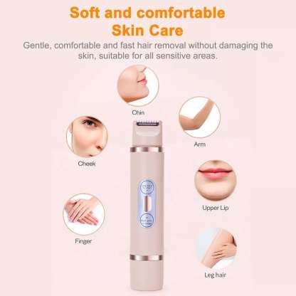 🏆Only £12.99 Last Day Promotion!🎁Comfort 2 in 1 Electric Lady Shaver