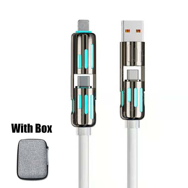🔥Last Day 49% OFF🔥 4-in-1 USB Charging Cable fast charging MAX 240W (With Box)