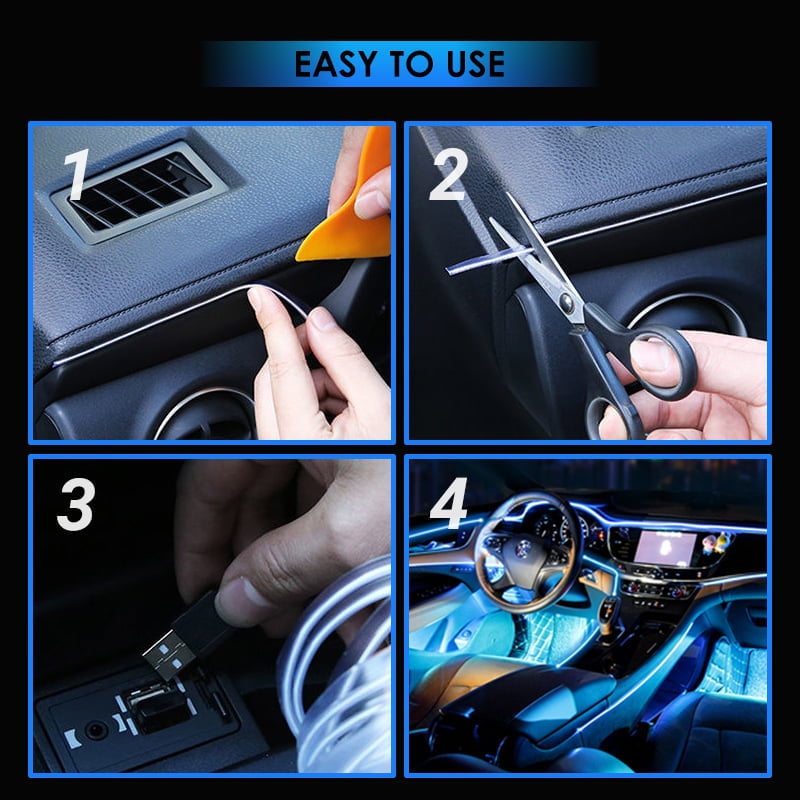 🔥49% OFF🔥 Car Ambient Light Cold Light Lamp Strip-SLOOSELYK