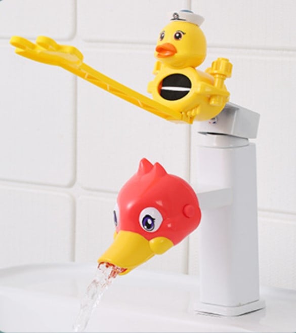 Cute little yellow duck faucet extender-SLOOSELYK