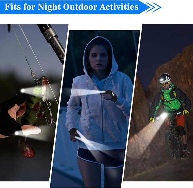 Fingerless Glove LED Flashlight