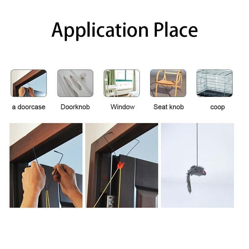 48% OFF-Hanging Door Bouncing Mouse Cat Toy,BUY 3 GET 4 FREE (7 PCS & FREE SHIPPING)-SLOOSELYK