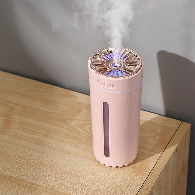 Portable Silent USB Car Diffuser with LED Light💦