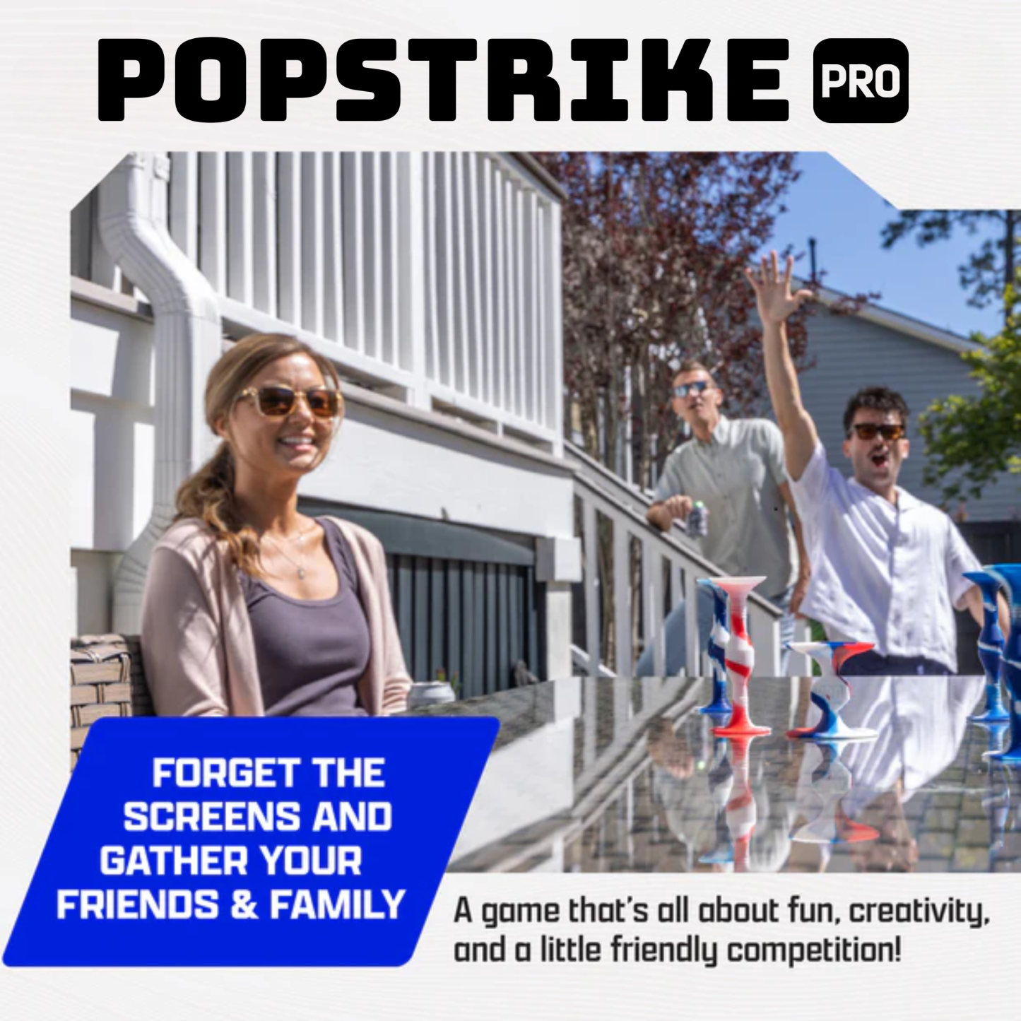 PopStrike Pro – Safe Suction Cup Throwing Game for Indoor & Outdoor Fun