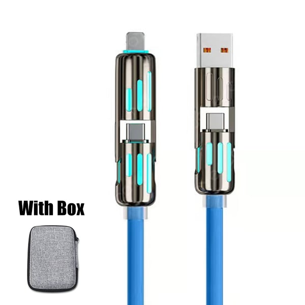 🔥Last Day 49% OFF🔥 4-in-1 USB Charging Cable fast charging MAX 240W (With Box)
