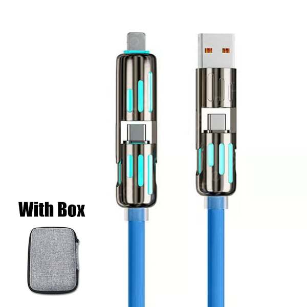 🔥Last Day 49% OFF🔥 4-in-1 USB Charging Cable fast charging MAX 240W (With Box)
