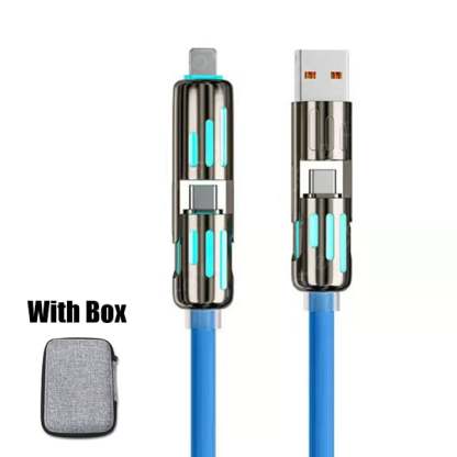 🔥Last Day 49% OFF🔥 4-in-1 USB Charging Cable fast charging MAX 240W (With Box)