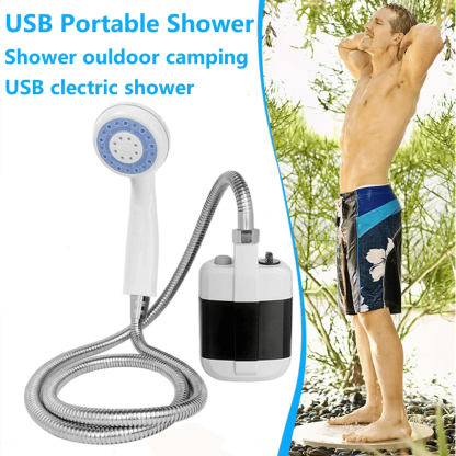🚿 Stay Fresh Outdoors – 49% OFF – 🏕️ Portable Camping Shower with Adjustable Flow – For Easy & Convenient Outdoor Cleaning!