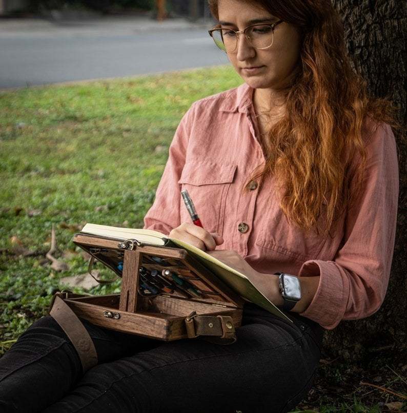 Writers Messenger Wood Box - BUY 2 FREE SHIPPING-SLOOSELYK