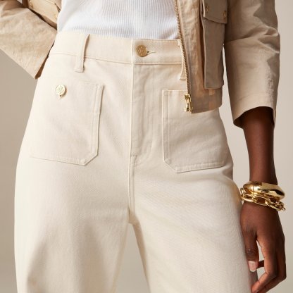 👖 Tummy Control Sailor Wide Leg Trouser