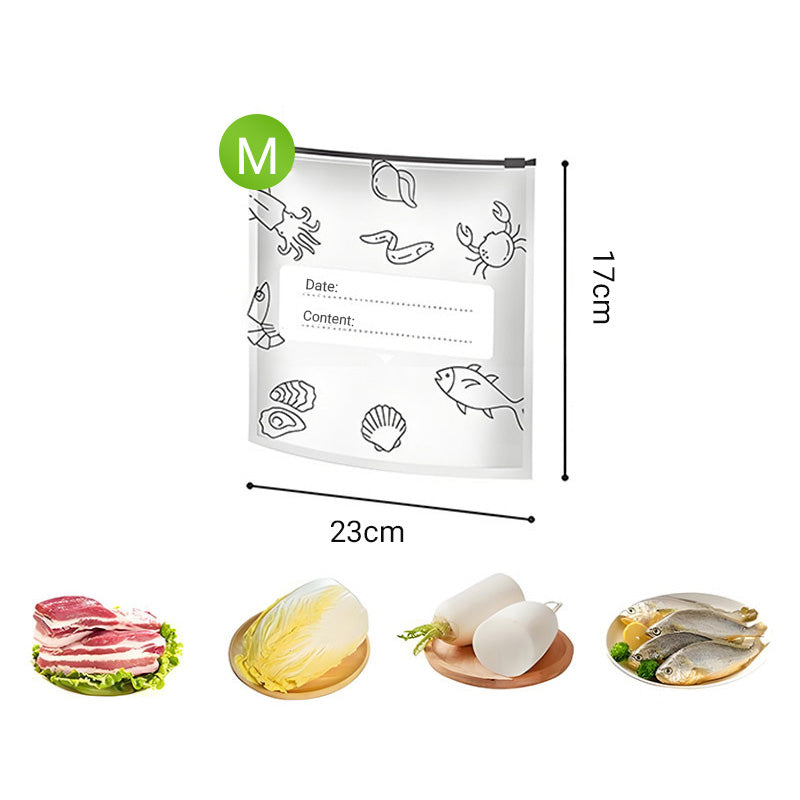 🍗Buy 2 Get 1 Free 🥦Reusable Aluminum Foil Sealable Storage Bags