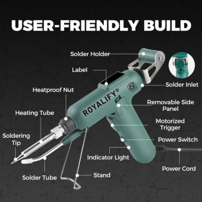 🔥 Internal heating electric soldering gun