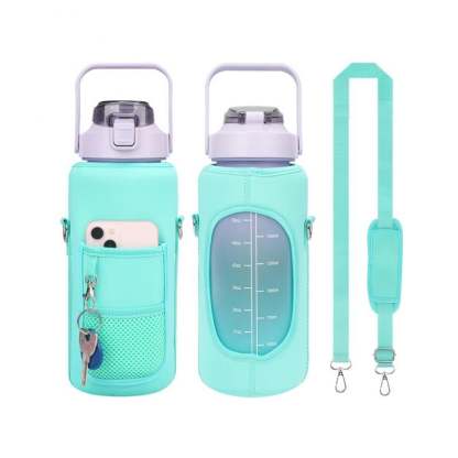 2L Large Capacity Water Bottle with Holder Bag-SLOOSELYK