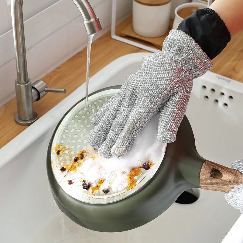 (48% OFF) Wire Dishwashing Gloves-SLOOSELYK