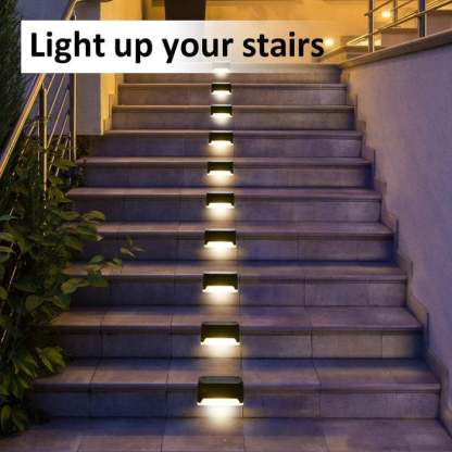 LED Solar Lamp Path Staircase Outdoor Waterproof Wall Light-SLOOSELYK
