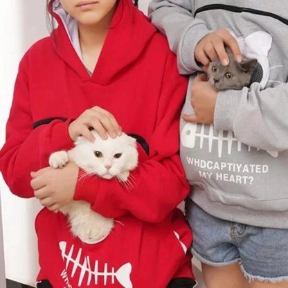 Cat Lovers Hoodie Cuddle Pouch-SLOOSELYK