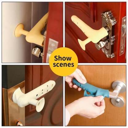 🎃Anti collision silicone door handle protective cover-SLOOSELYK