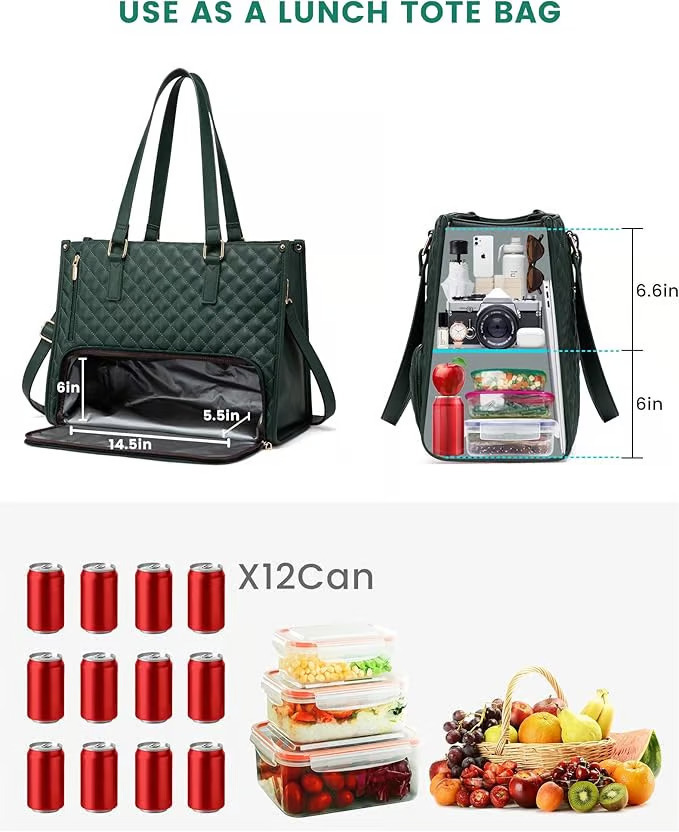 💼 The Ultimate 2-in-1 Tote Bag – Where Elegance Meets Functionality! 🍽️
